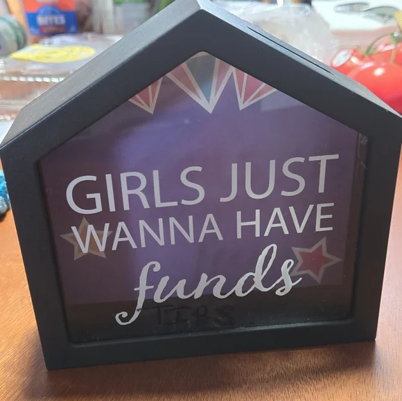 Black bank shadow Box with Fun Quote - Picture 2 of 4